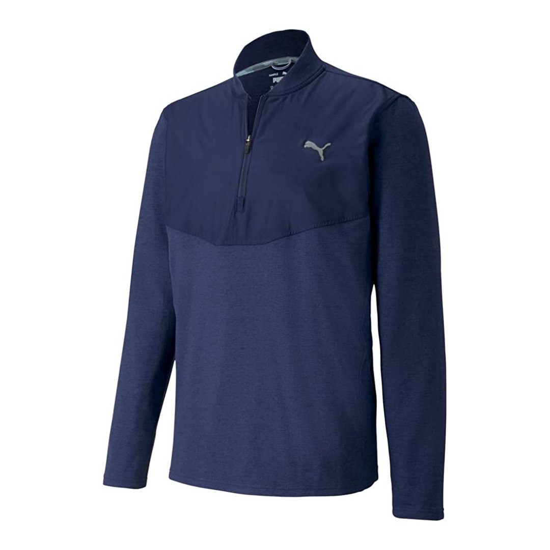 Puma Cloudspun Stlth 1/4 Zip Navy