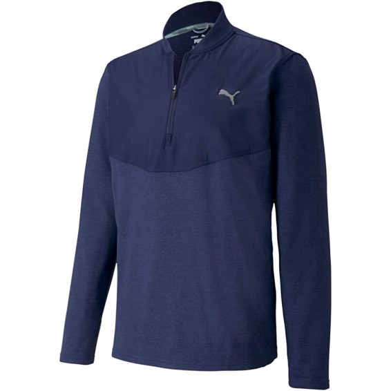 Puma Cloudspun Stlth 1/4 Zip Navy