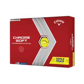 Callaway Chrome Soft Triple Track Yellow