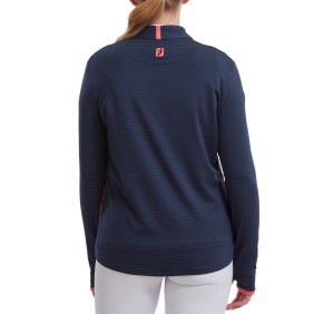 FootJoy Full-Zip Lightweight Tonal Stripe Midlayer