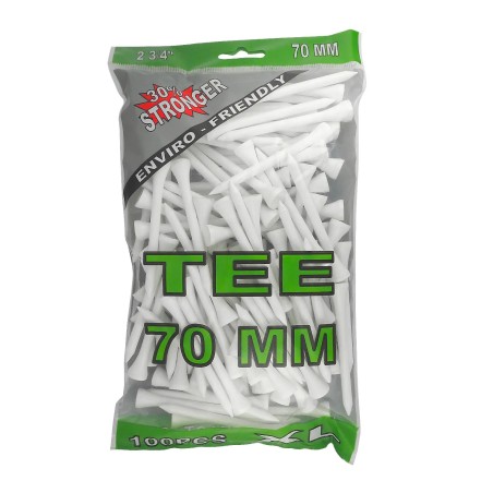 Wooden Tees 70mm 100-pack