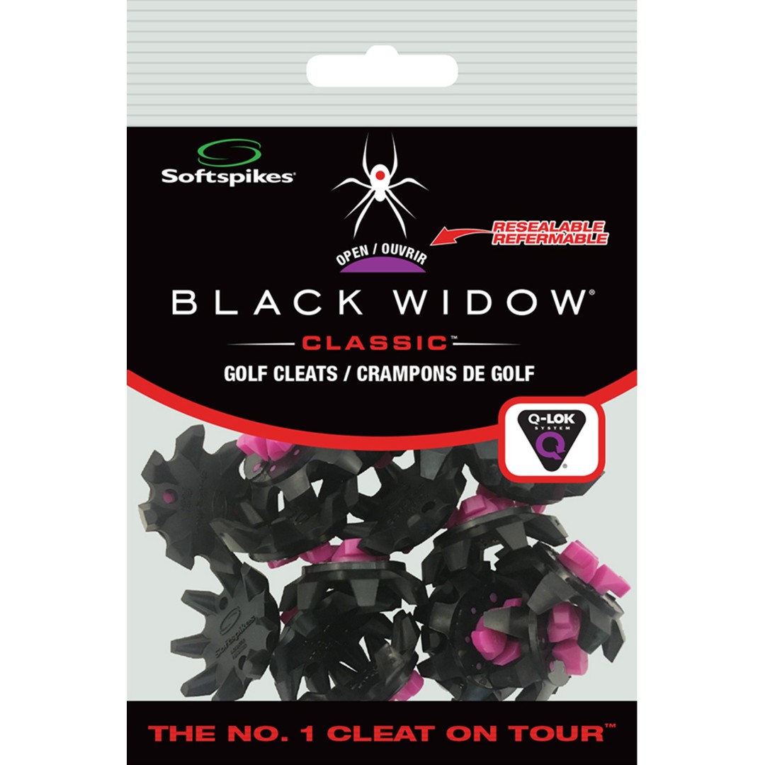 SoftSpikes Black Widow Q-lock