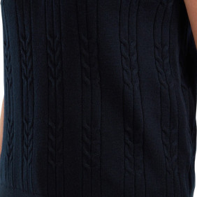 FootJoy Women's Wool Blend Cable Knit V-Neck Vest