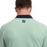 FootJoy Solid with Stripe Placket Pique