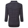 FootJoy 3/4 Sleeve Pinstripe Pique