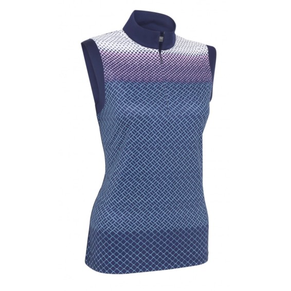 Callaway Zip Mock Gradient Sleeveless Callaway Zip Mock Gradient Sleeveless