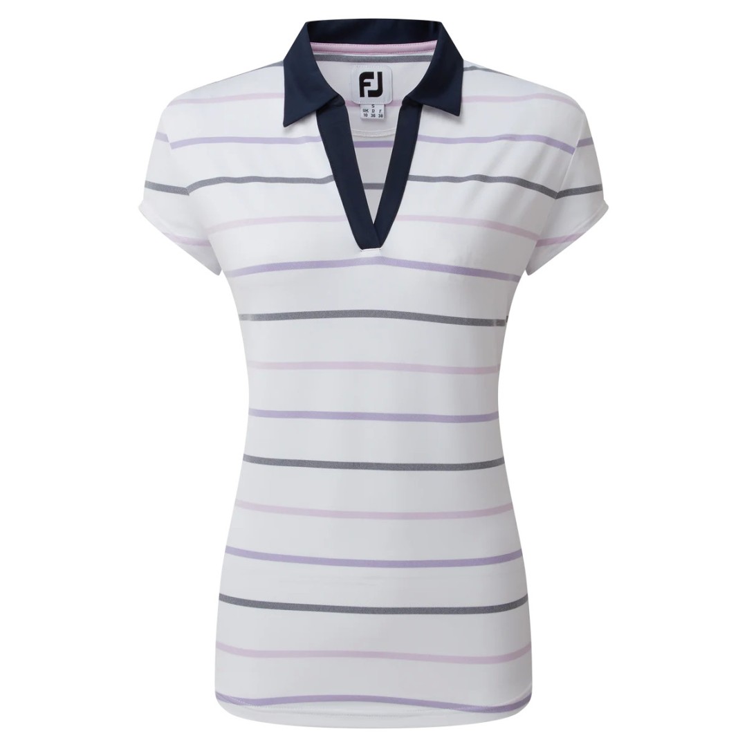 FootJoy Birdseye Stripe Smooth Jacquard